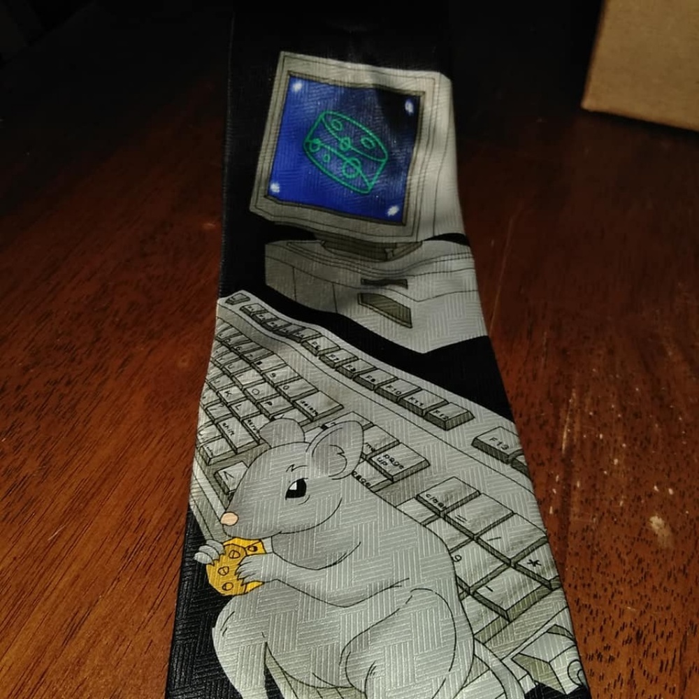 Addiction Mouse & Computer tie - Picture 2 of 6